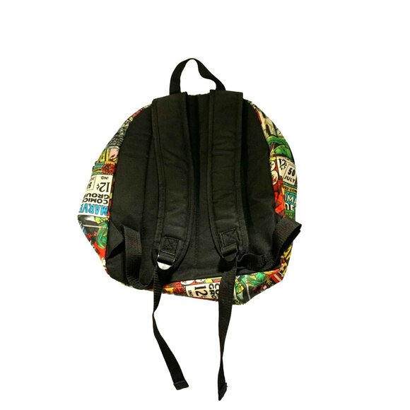 Retro Marvel Comics Backpack With Iron Man & Hulk Design - Picture 2 of 3